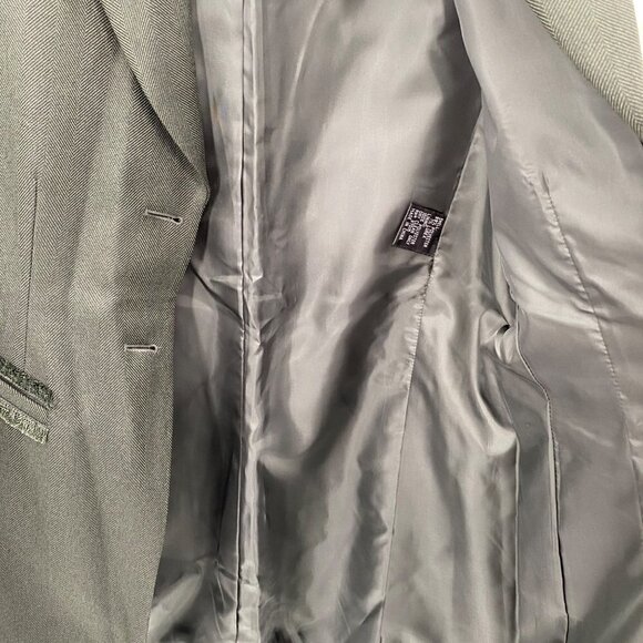 Levine Classics 2pc Set Blazer & Pants Olive Women’s Size 10 - Picture 6 of 11